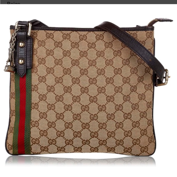Gucci Handbags - Authentic Gucci Monogram Web Messenger Bag Crossbody Bag Shoulder Bag